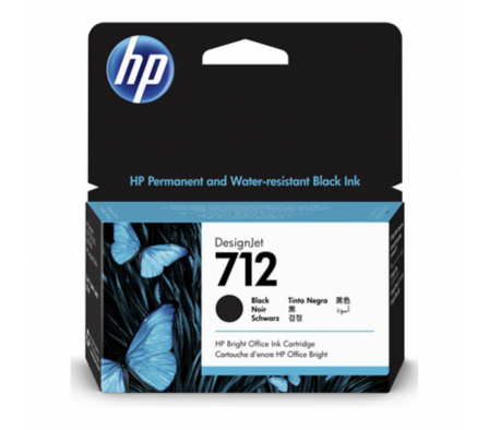 Cartucho hp 712 negro 38ml