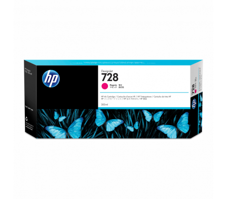 CARTUCHO DE TINTA HP 728 300-ML MAGENTA (Entrega en 24 Hs.)