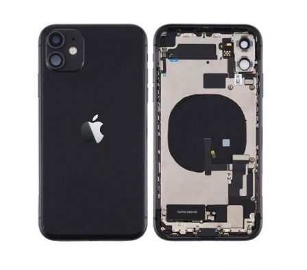 TAPA TRASERA PARA IPHONE 11 NEGRO