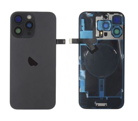 TAPA TRASERA IPHONE 16  PRO MAX NEGRO